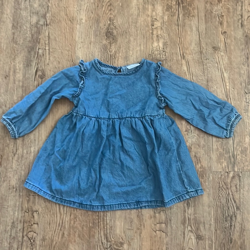 Little Co Jean Dress - 12 months